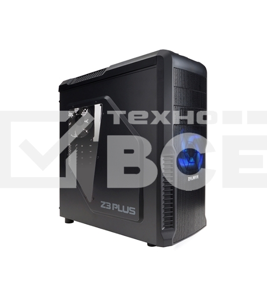 Компьютерный корпус Zalman Z3 Plus черный w/o PSU ATX 1x80mm 1x92mm 2x120mm 2xUSB2.0 1xUSB3.0 audio bott PSU