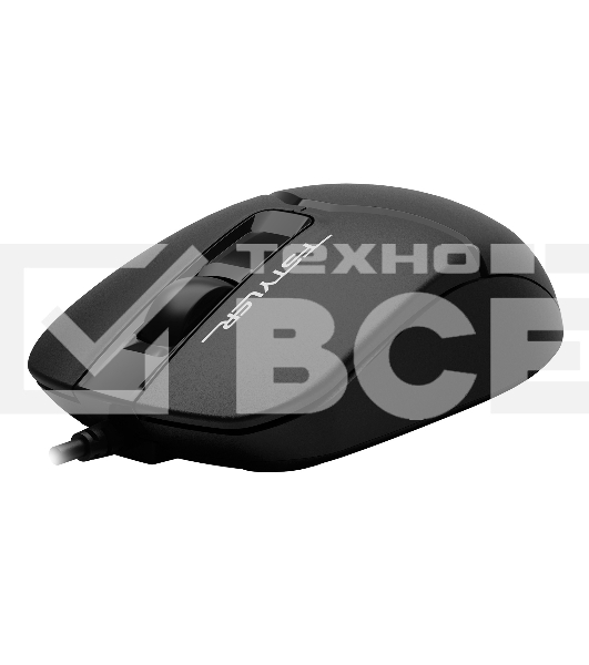 Мышь проводная A4Tech Fstyler FM12 черный, 1200 dpi, USB, кнопки - 3