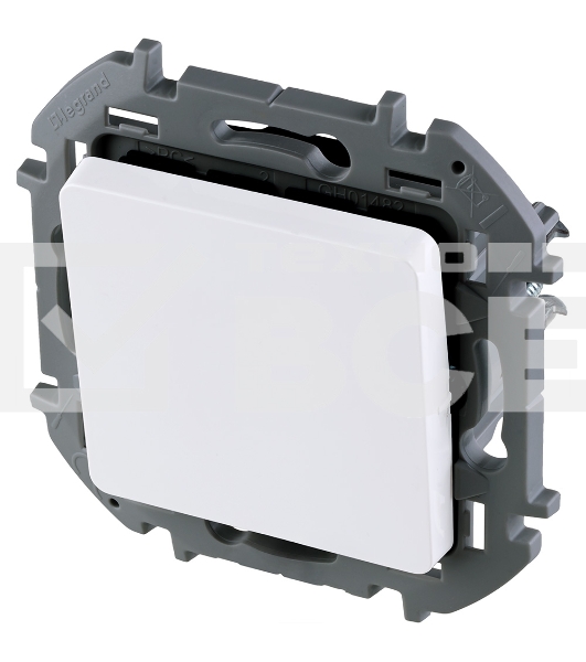 Переключатель без фиксации - кнопка, Н.О./Н.З. контакты 6A 250В белый