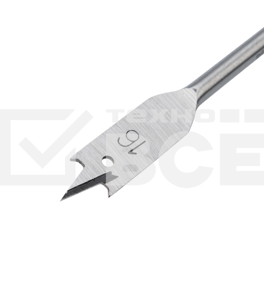 Сверло перовое по дереву Kranz 16 мм, шестигранный хвостовик