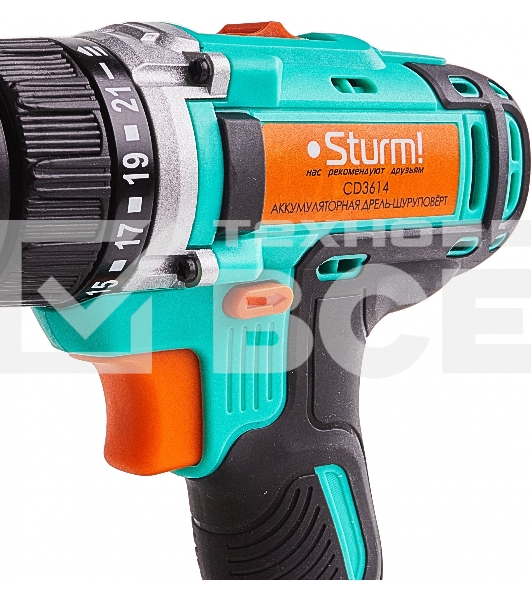 Шуруповерт Sturm! CD3614 аккум.