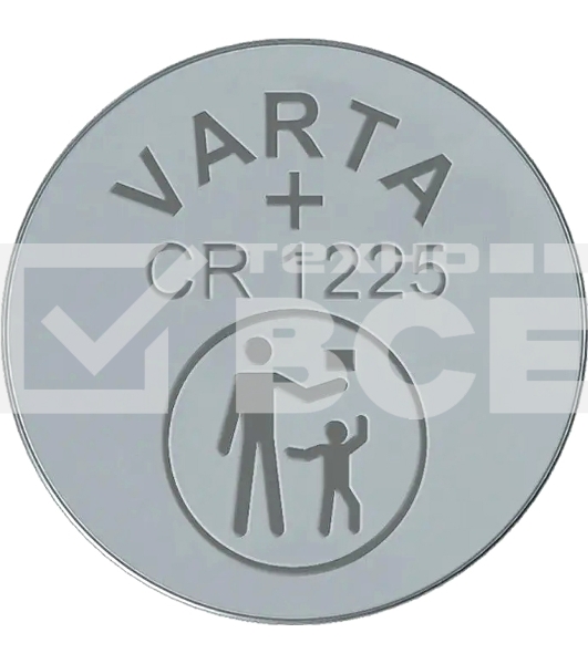 Батарейка Varta ELECTRONICS CR1225 BL1 Lithium 3V (6225) (1/10/100)
