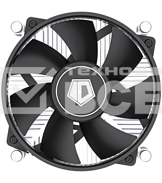 Кулер ID-COOLING DK-19 PWM серебристый/черный 92мм алюминий 2200rpm 26db 4-pin 95W 55мм