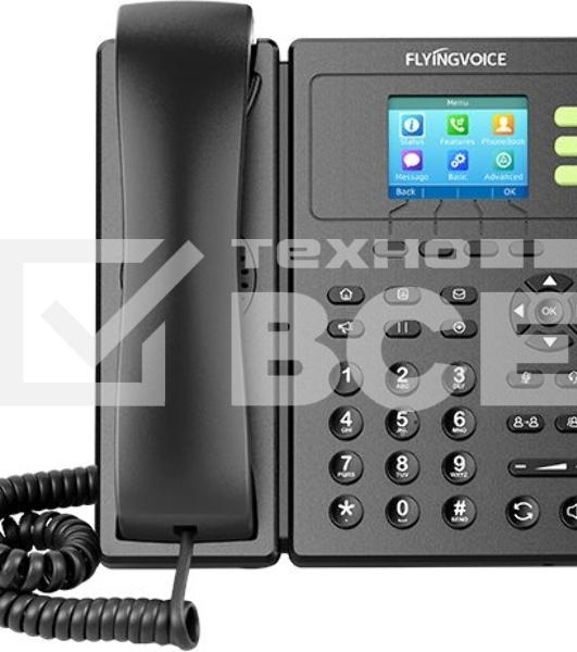 Телефон IP Flyingvoice FIP-11С черный