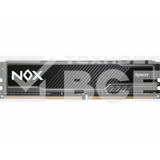 Оперативная память Apacer Nox, DDR4, 8GB (1x8GB), 3200MHz, UDIMM, CL16, с радиатором, серый