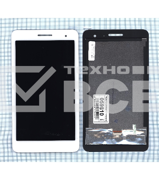 Модуль (матрица + тачскрин) для Huawei MediaPad T1 (T1-701U) белый