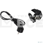 Кабель питания ноутбуков ExeGate Power PC5-7,5P (Евровилка Schuko->С5) VDE-250V-3*0.5-CU, 6A, 0.75м, фото2