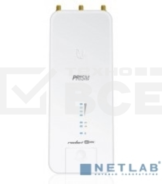 Точка доступа UBIQUITI RP-5AC-Gen2 Rocket 5AC PRISM Gen 2 Радиоустройство 5 ГГц, PtMP/PtP, airMAX ac, 2x RP-SMA, фильтры airPrism, GPS Sync