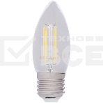 Лампа светодиодная филаментная Rexant Свеча CN35 9.5 Вт 950 Лм 2400K E14 золотистая колба, фото6