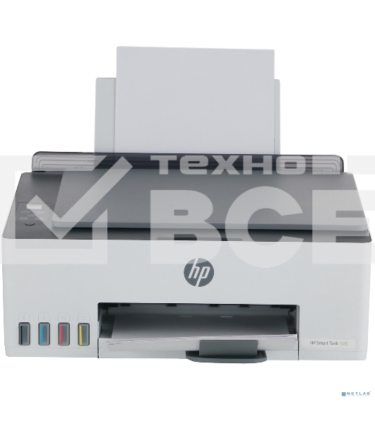 МФУ струйный HP Smart Tank 520 (1F3W2A), A4, цветной, печ. до 12 стр/мин. (ч/б) до 5 стр/мин. (цвет), 1200 x 1200 dpi, USB