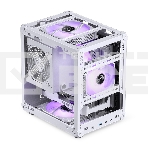 Корпус без блока питания Case JONSBO C6, Mini-Tower, no fan, 1xUSB-A 3.2 + 1xUSB-C 3.2, mATX, mITX White, фото9