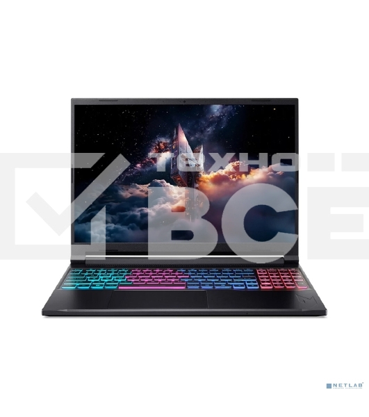 Ноутбук Acer Aspire Nitro V165AI ANV16S-41-R570 16'(2560x1600 (матовый) IPS)/AMD Ryzen 7 260(3.8Ghz)/32Gb/1024PCISSD Gb/noDVD/Ext:NVIDIA GeForce RTX 5060(8192Mb)/Cam/BT/WiFi/76WHr/war 1y/2.1kg/Silver/NoOS