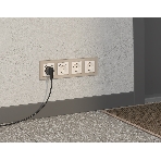 Комплект механизма электрической розетки ALFA Жемчуг 2USB A+C 20W (быстрая зарядка) с/з QUANT (AP2100, VM160) MA210010, фото6