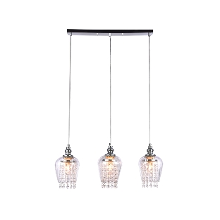 Светильник Ambrella light TR3612/3 CH/CL хром/прозрачный E27/3 max 40W 570*140*920