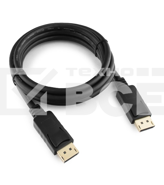 Кабель DisplayPort Gembird, 1.8м, 20M/20M, черный, экран, пакет CC-DP-6