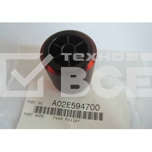 Ролик подачи обходного лотка Konica-Minolta bizhub C203/C220/C253/C280/C353/C360/mc8650 (A02E594700)