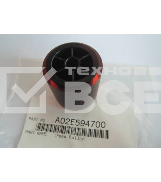 Ролик подачи обходного лотка Konica-Minolta bizhub C203/C220/C253/C280/C353/C360/mc8650 (A02E594700)