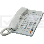 Телефон проводной Panasonic KX-TS2363RUW белый однокноп.набор 20 ном., спикерфон, автодозвон, фото6