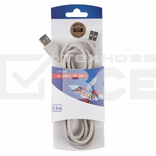 Шнур шт. USB-А - шт. USB-A 1.8M Rexant