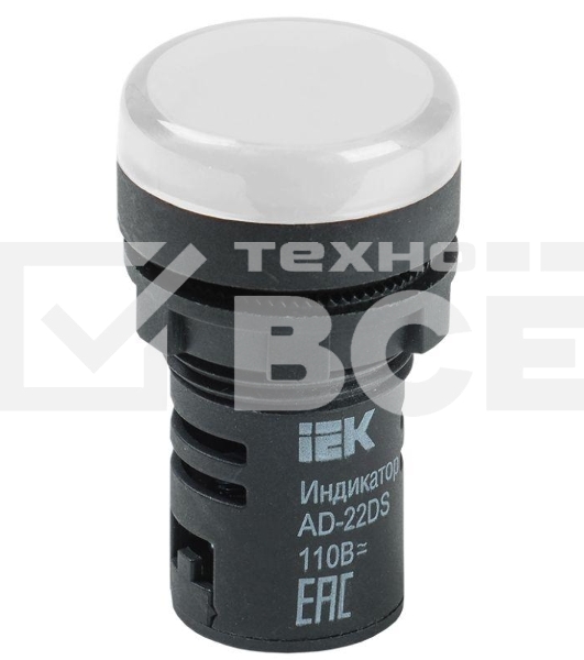 Арматура светосигнальная AD-22DS 24В AC/DC бел. ИЭК BLS10-ADDS-024-K01