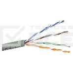 Кабель TWT UTP, 4 пары, Кат.5e, PVC, серый, 100 метров, фото 1