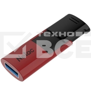 Флеш диск USB Drive Netac U182 NT03U182N-256G-30RE, USB3.0 256GB, retail version, черный/красный