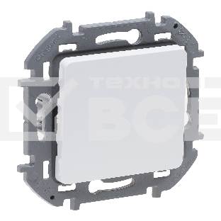 Переключатель без фиксации - кнопка, Н.О./Н.З. контакты 6A 250В белый