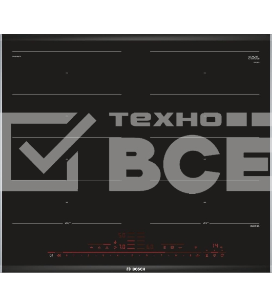 Индукционная варочная поверхность Bosch PXX675DV1E черный