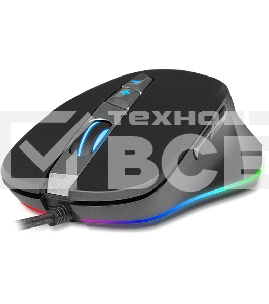 Мышь проводная SVEN RX-G970 черный, 4000 dpi, USB, кнопки - 7