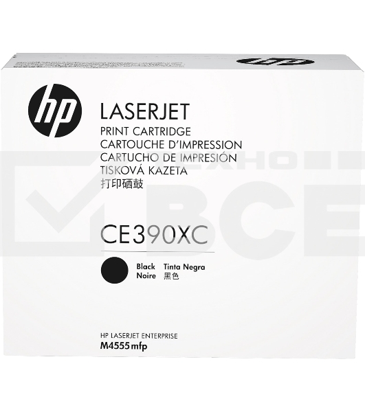 Контрактный Картридж лазерный HP LaserJet CE390X Contract Black Print Cartridge