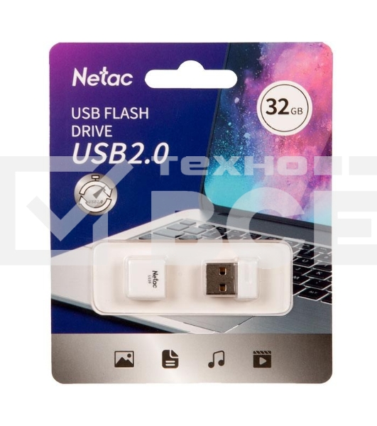 Флеш диск Netac U116 32Gb <NT03U116N-032G-20WH>, USB2.0