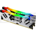 Оперативная память Kingston Fury Renegade, DDR5, 32GB (2x16GB), 6400MHz, CL32, с радиатором, RGB, серебристый/черный, фото2