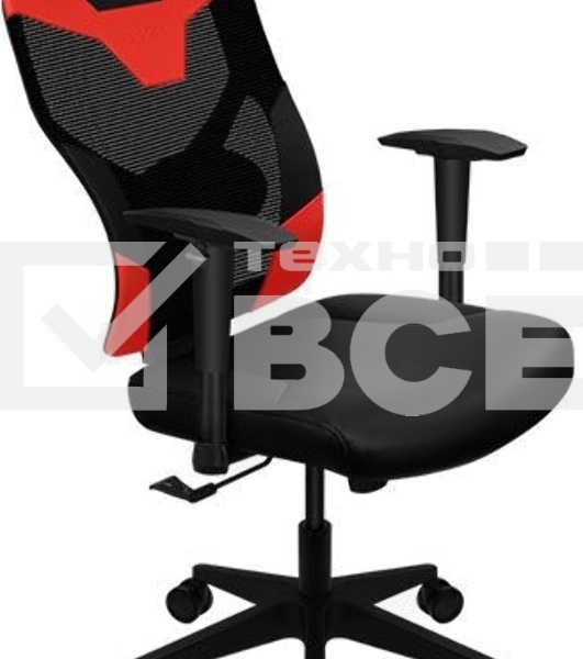 Кресло Aerocool GUARDIAN Champion Red (<150кг, эргономичное, сетчатый материал, 2D подлокотник)