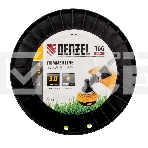 Леска для триммера звезда, 3,0мм х 166м, на DIN катушке FLEX CORD Denzel, фото 1