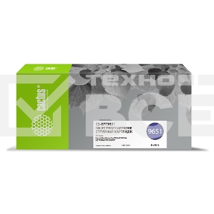 Картридж струйный Cactus CS-EPT9651 черный (187мл) для Epson WorkForce Pro WF-M5299DW/M5799DWF