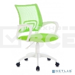 Кресло компьютерное Бюрократ CH-W695NLT TW-03A TW-18 салатовый, крестовина пластик, пластик белый, фото9