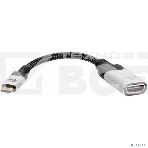 Адаптер VCOM USB 3.1 Type-Cm --> HDMI A(f) 8K@60Hz, 0.15m,Alum, фото 1