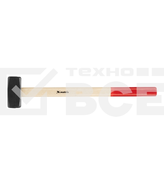 Кувалда Matrix 5000 г, кованая головка, деревянная рукоятка 700мм