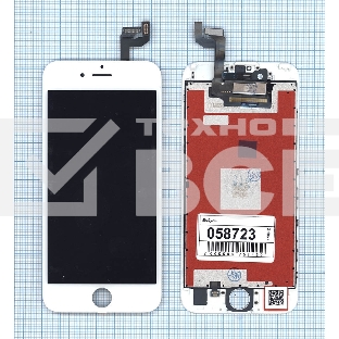 Дисплей для iPhone 6S в сборе с тачскрином (Tianma), белый