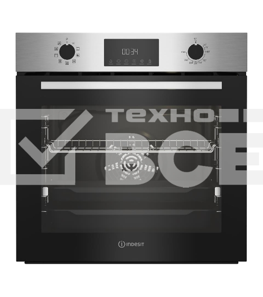 Духовой шкаф Электрический Indesit IFE 3841 J IX нержавеющая сталь