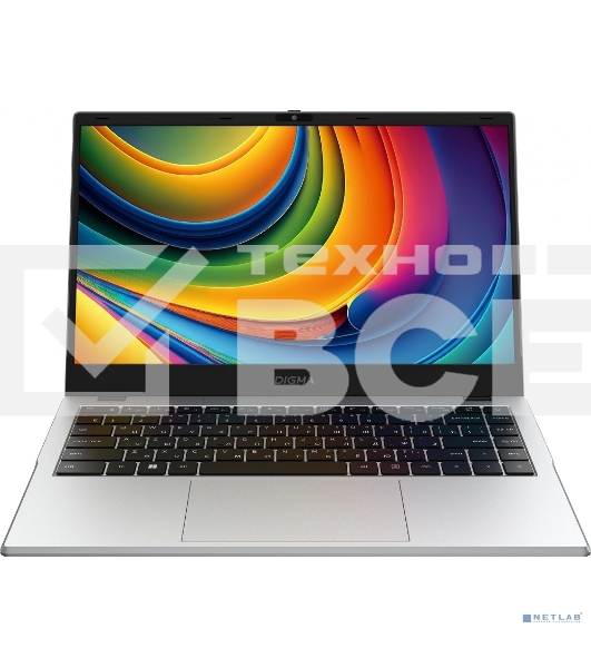 Ноутбук Digma EVE P4851 N-series N200 8Gb SSD256Gb Intel UHD Graphics 14