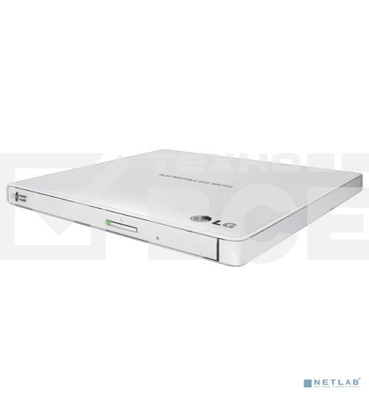 Привод DVD-RW LG GP57EW40 белый USB slim внешний RTL