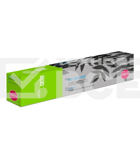 Картридж лазерный Cactus CS-TK8115С голубой (6000 стр.) для Kyocera Mita Ecosys M8124cidn/ M8130cidn