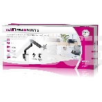 Кронштейн для мониторов Ultramounts UM719B черный 17'-35' макс.10.5кг крепление к столешнице поворот и наклон, фото14