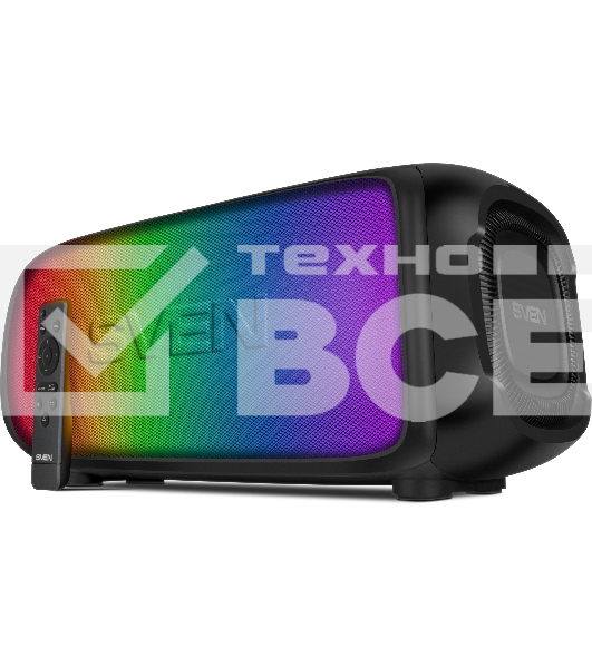 Портативная колонка Sven PS-860 черный 100W 1.0 BT/3.5Jack 5400mAh (SV-022518)