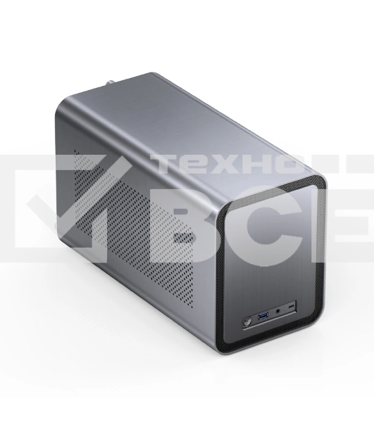 Корпус JONSBO N1 Gray без БП, mini-ITX, SFX, серый
