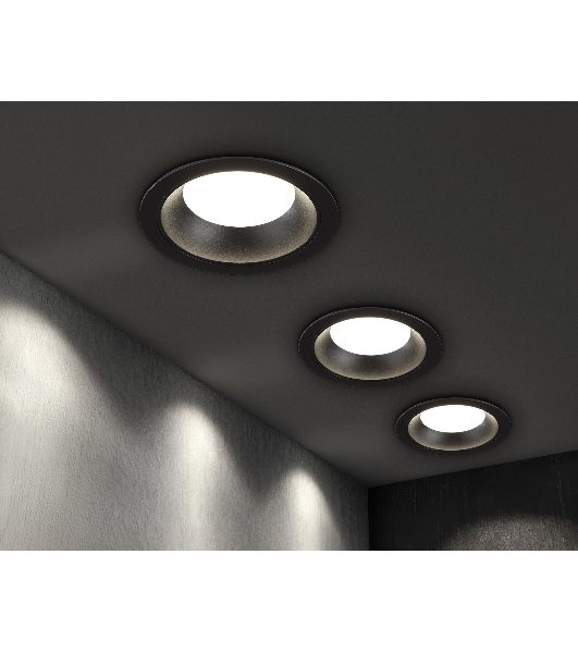 Светильник Ambrella light TN52333 SBK черный песок GX53 max 12W D115*25