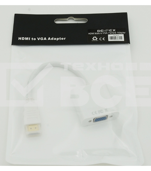 Адаптер видео HDMI (m)/VGA (f)