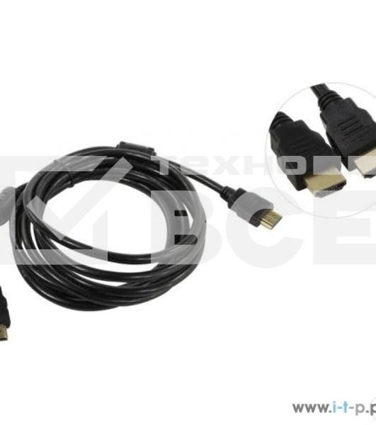 Кабель 5bites APC-200-030F HDMI / M-M / V2.0 / 4K / HIGH SPEED / ETHERNET / 3D / FERRITES / 3M