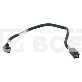 Кабель ACD-RA8643-08M,Internal, SFF8643-to-SFF8643 угловой (MiniSAS HD-to-MiniSAS HD Right Angle) 75cm